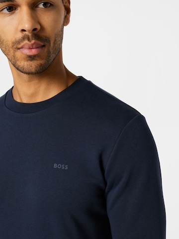 Sweat-shirt 'Stadler' BOSS Black en bleu