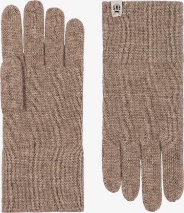 Gants Roeckl en beige : devant
