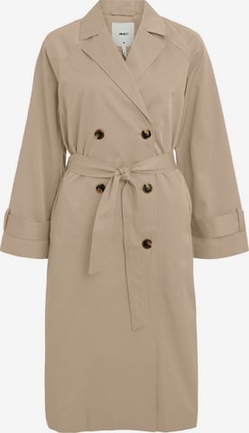 Manteau mi-saison OBJECT en beige : devant