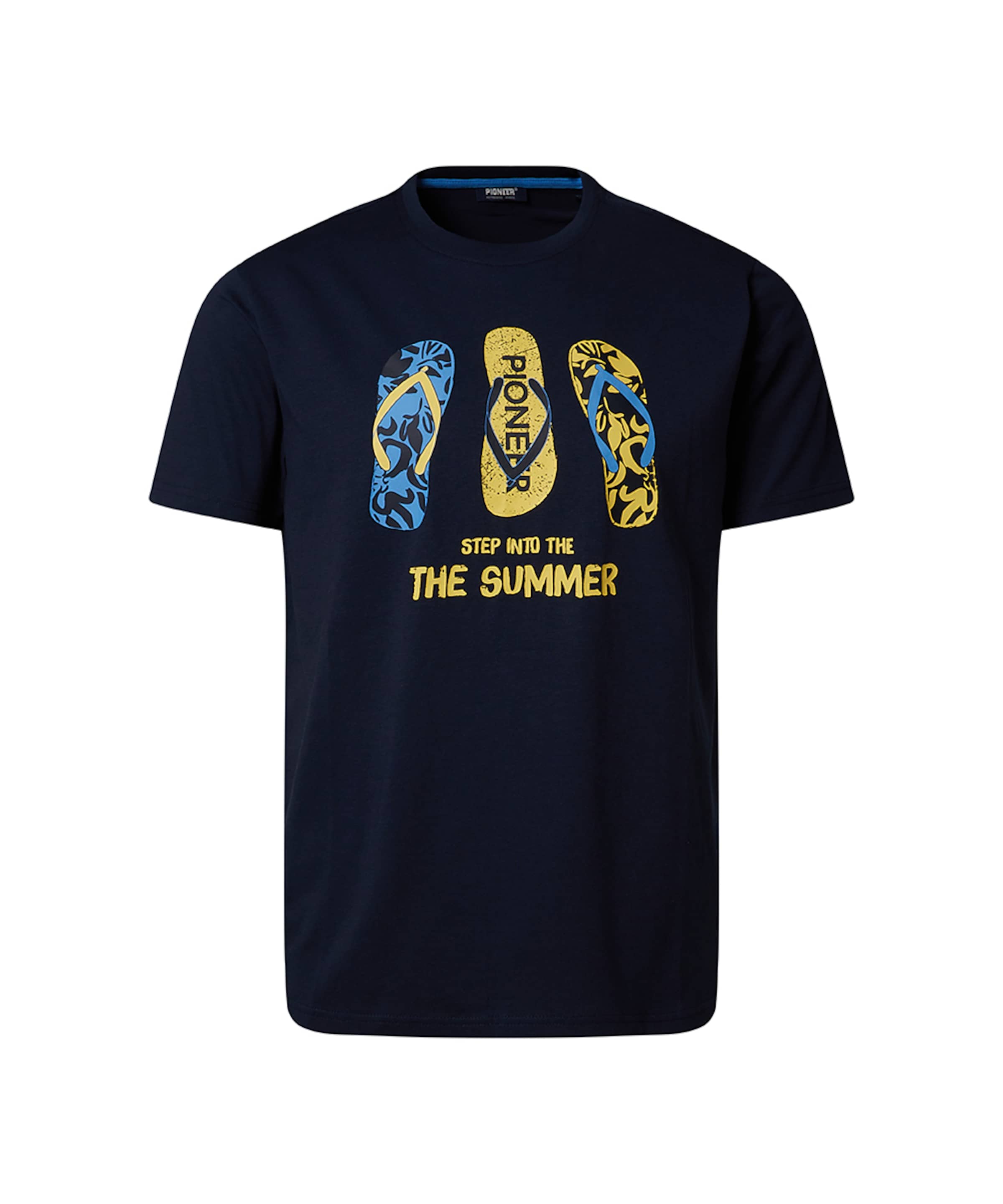 Pioneer Authentic Jeans Shirt in M in Blue / Yellow, Item view