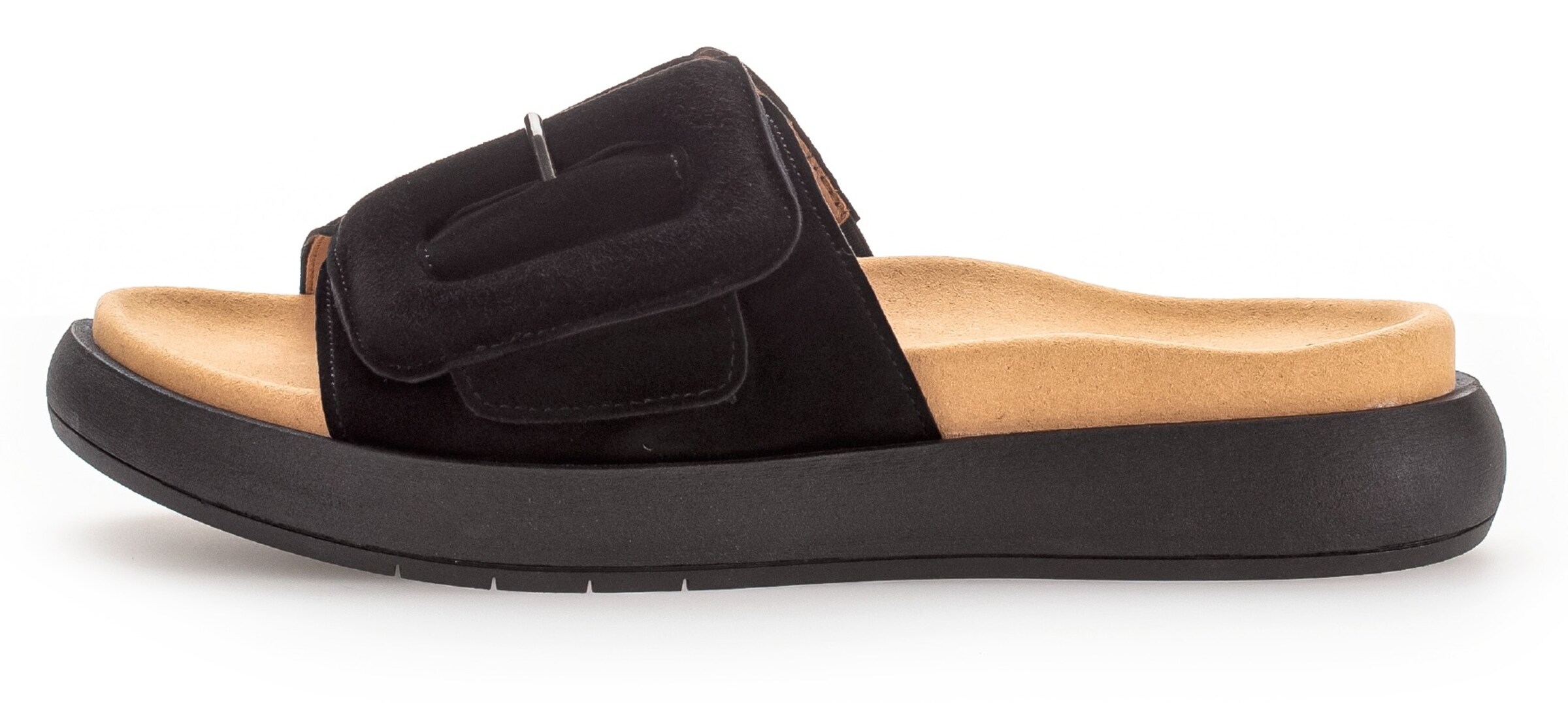 GABOR Mules in Black: front