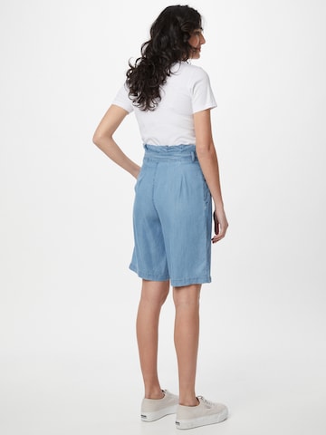 ONLY Regular Bandplooi jeans 'EMMA' in Blauw