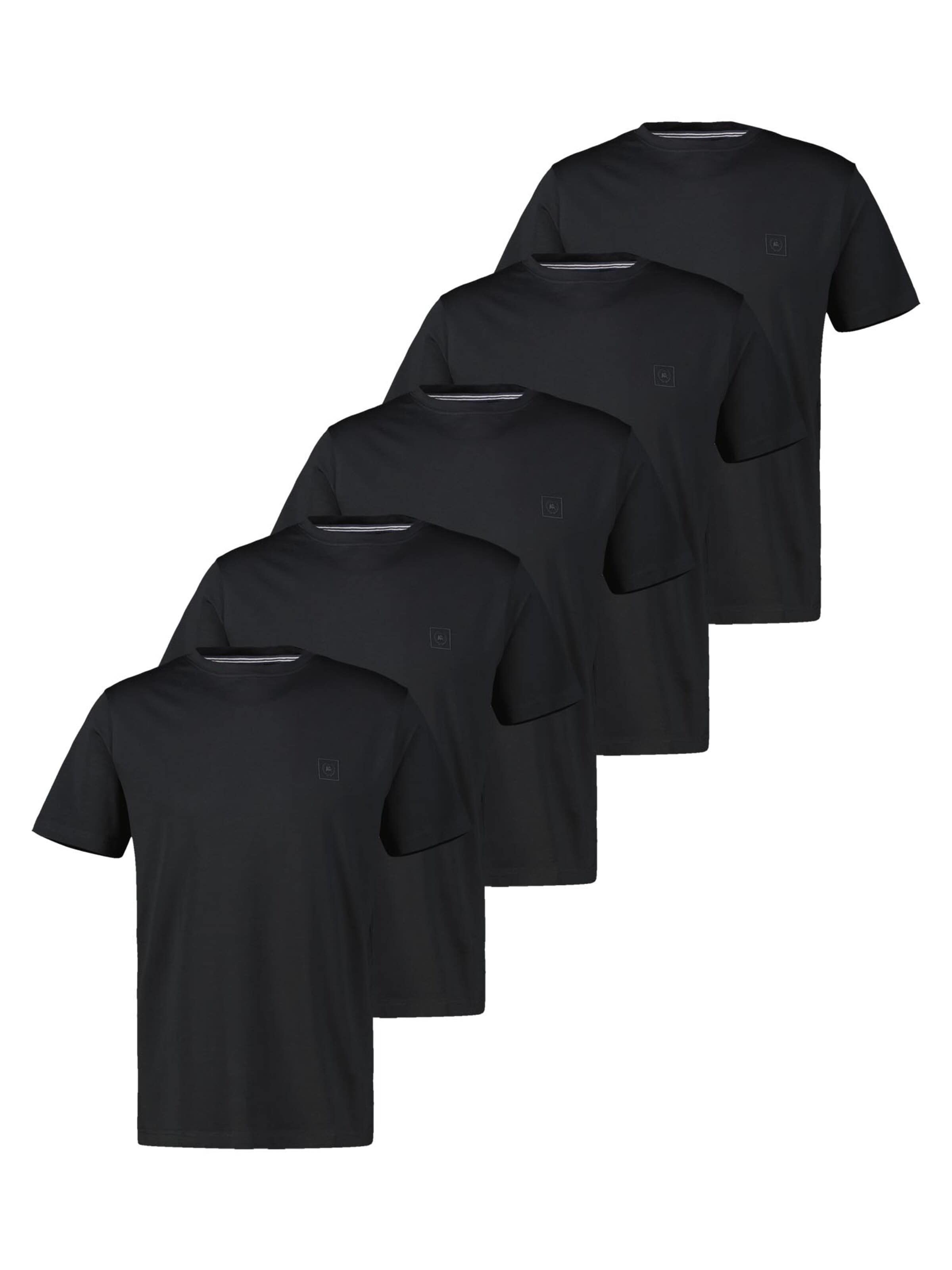 LERROS Shirt 'Basic'‌‌‌‌‌‌‌‌‌ in Schwarz: Vorderseite