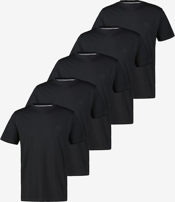 LERROS Shirt 'Basic' in Schwarz: Vorderseite