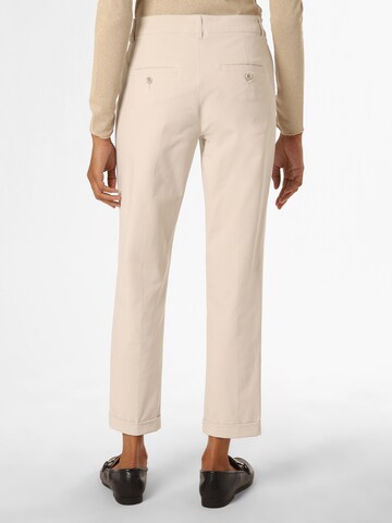 Raffaello Rossi Slim fit Pleated Pants 'Ute' in Beige