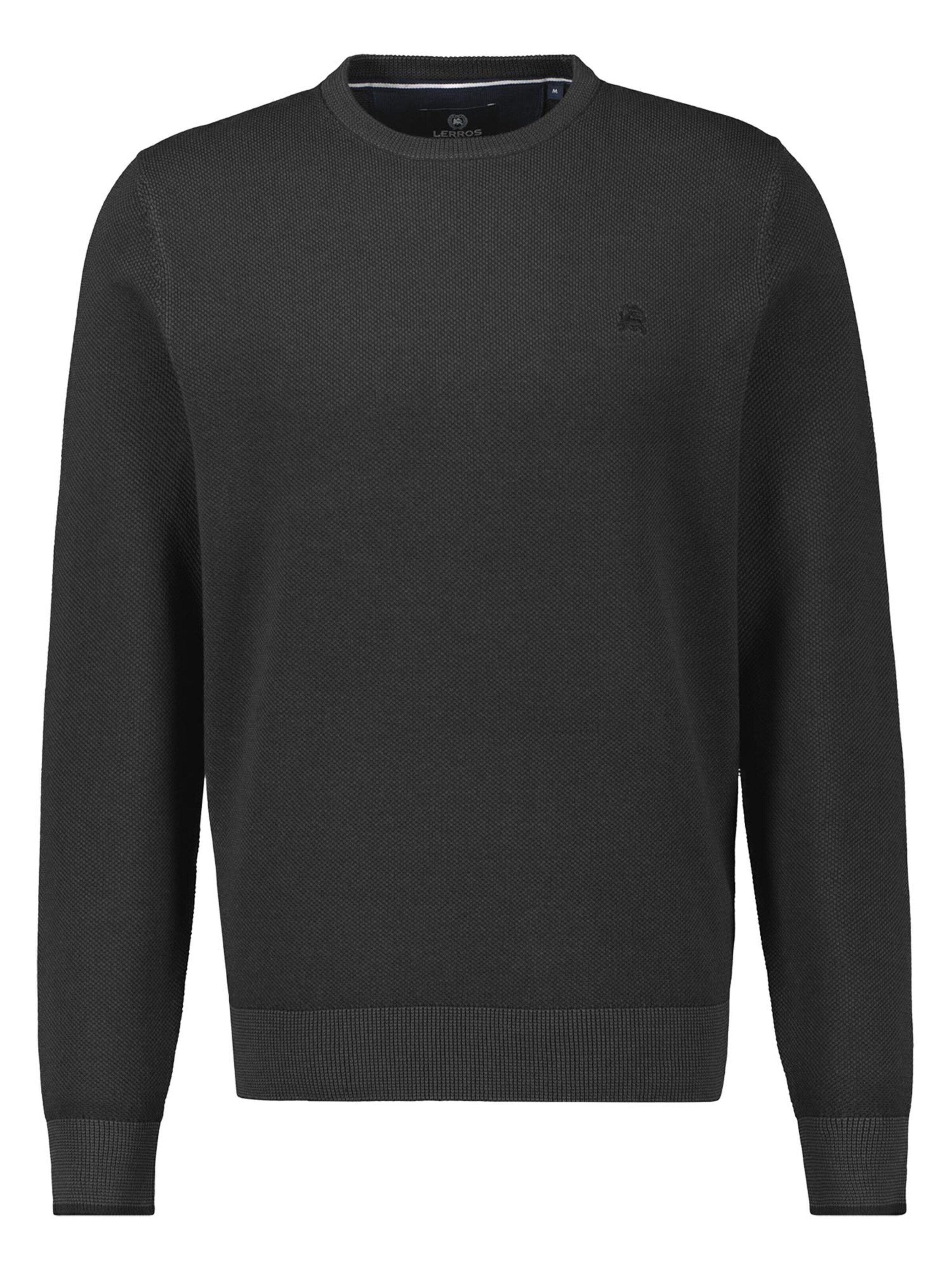 LERROS Sweater 'Basic' in Black: front