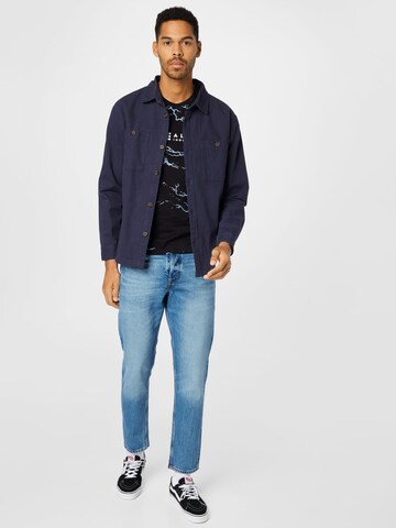 JACK & JONES Normalny krój Jeansy 'Chris Original CJ 815' w kolorze niebieski