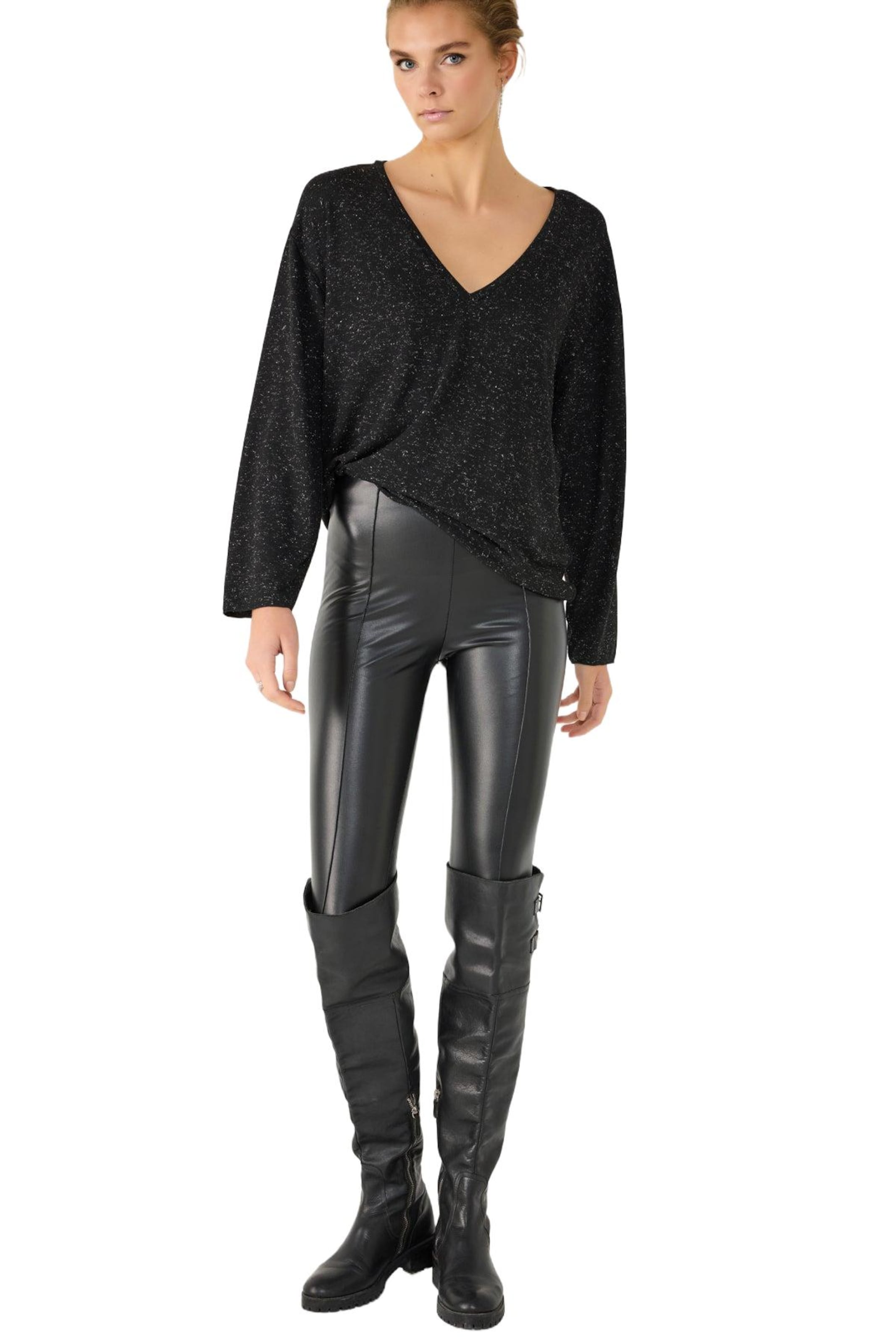 No Matter What Oversized trui in Zwart