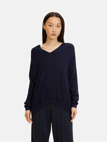 TOM TAILOR Sweater in Blue: front