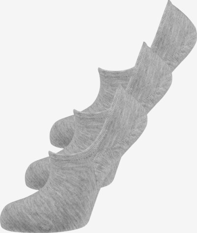 ELBEO Sneakersocken ' 3er-Pack Bamboo Füsslis ' in graumeliert, Produktansicht