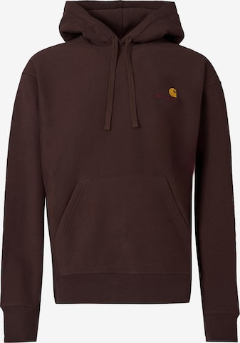 brūns Carhartt WIP Sportisks džemperis 'American Script': no priekšpuses