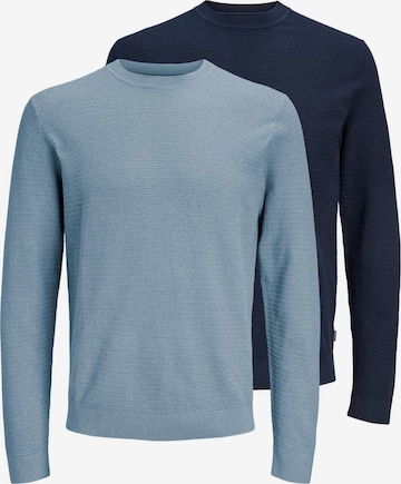 JACK & JONES Trui 'Bluriley' in Blauw: voorkant
