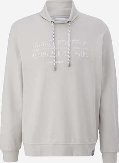 s.Oliver Sweatshirt in Grey / White, Item view