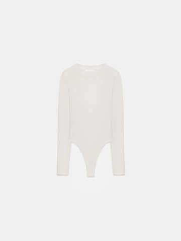 Dilvin - Camisa body em branco