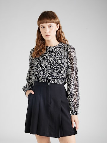 OBJECT Blouse 'MILA' in Zwart: voorkant