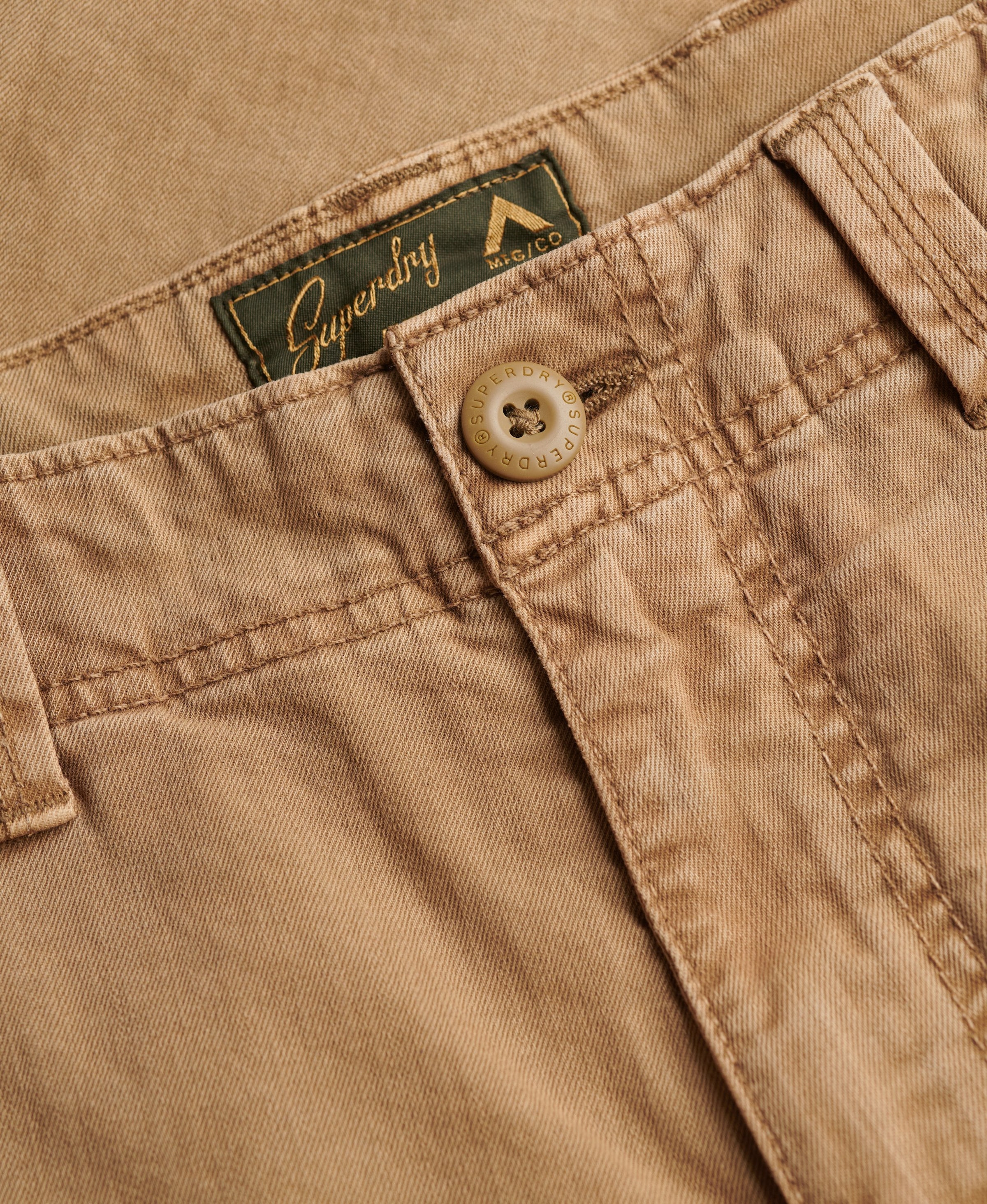 Regular Pantalon cargo Superdry & Co en marron