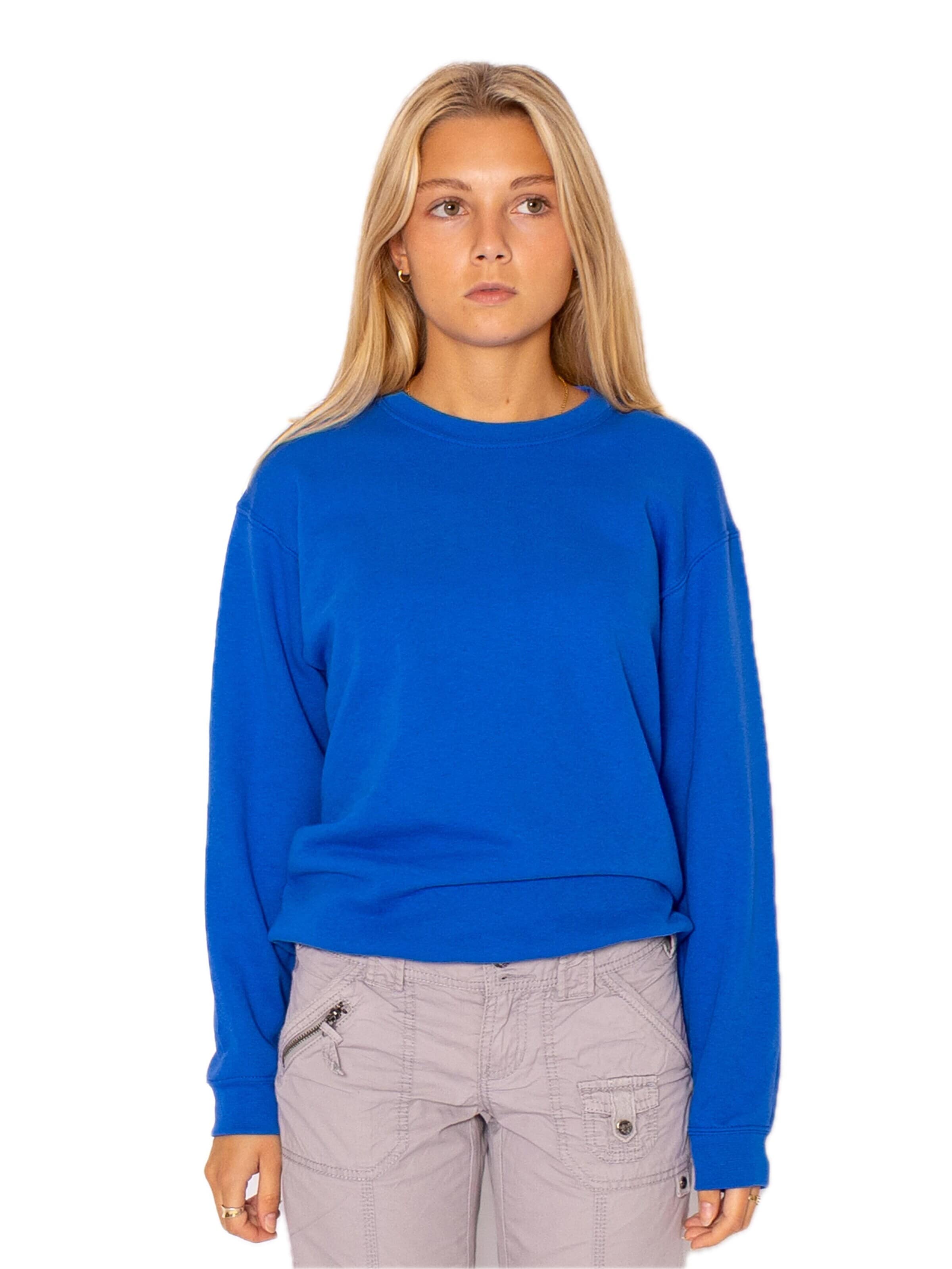 Felpa 'Crewneck sweatshirt' di FRUIT OF THE LOOM in blu