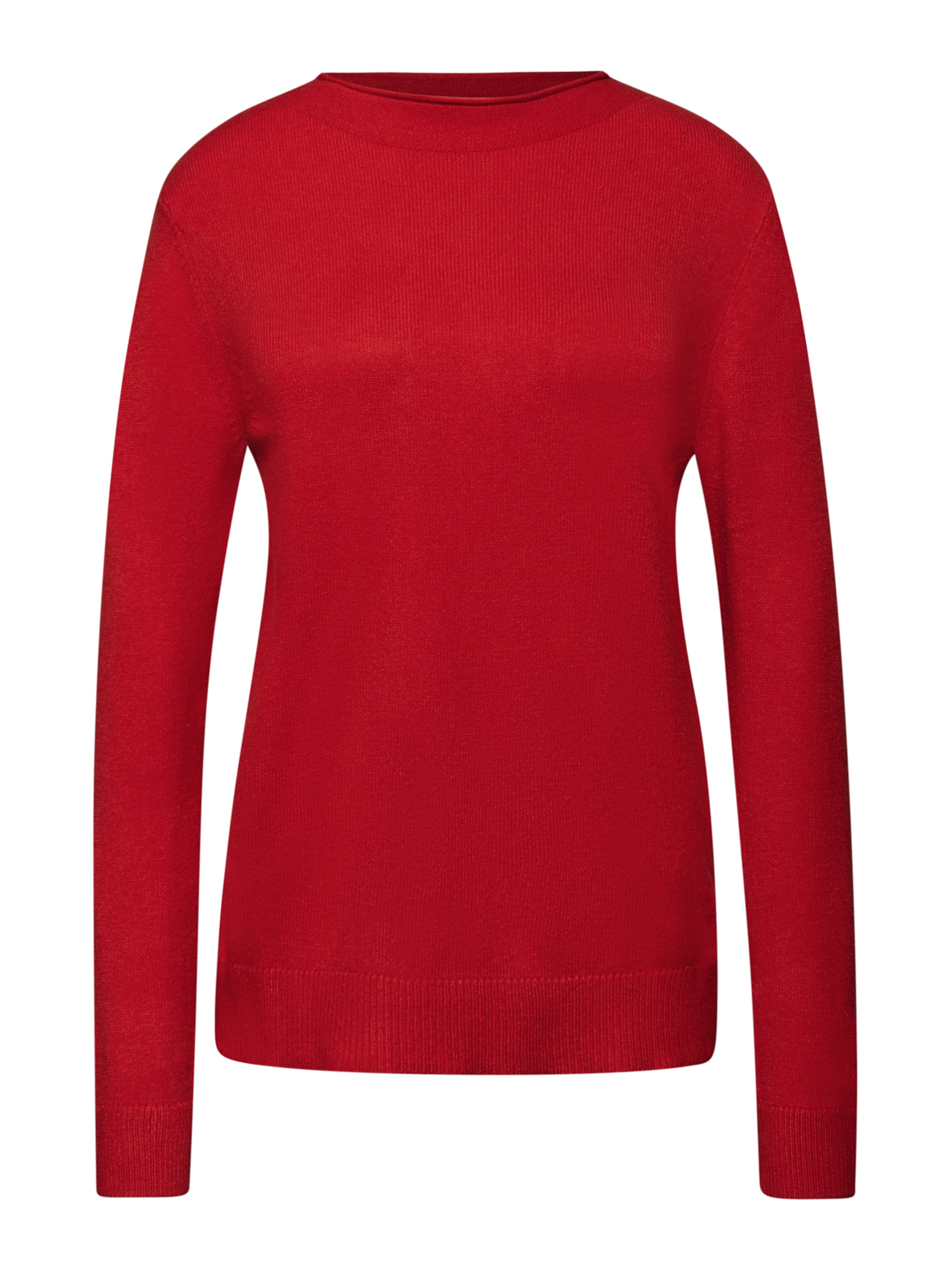 STREET ONE Sweter w kolorze czerwony: przód