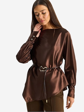 Bianco Lucci Blouse in Brown