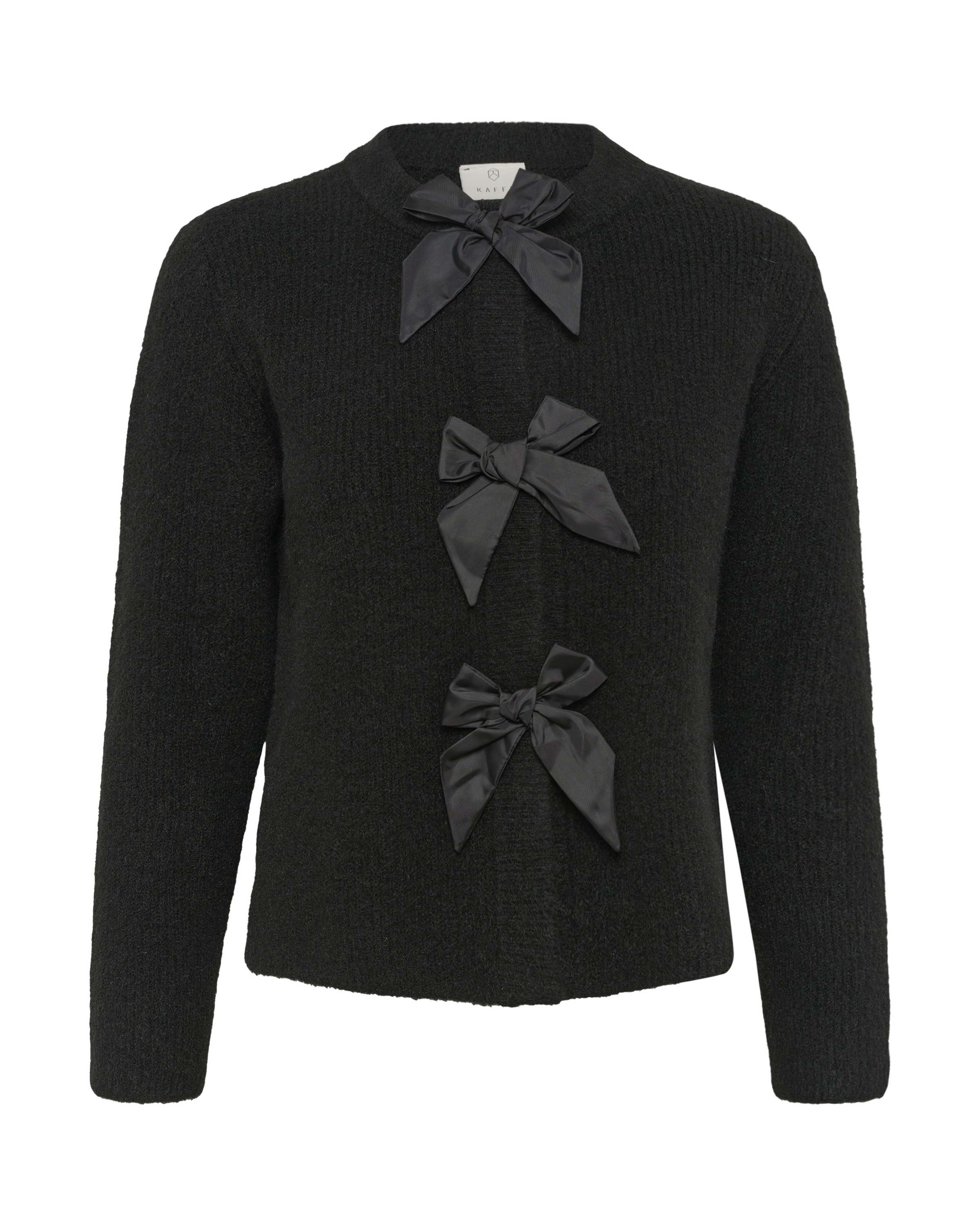 Kaffe Πλεκτή ζακέτα 'May' σε μαύρο: μπροστά