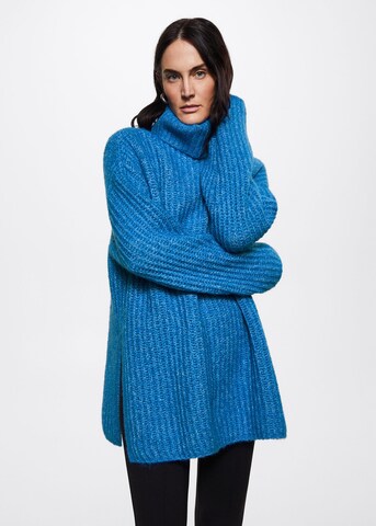 MANGO Sweater 'Fresa' in Blue: front