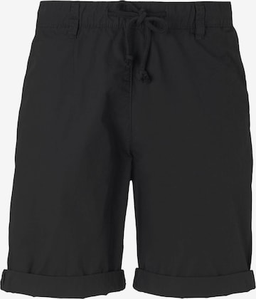 TOM TAILOR DENIM Regular Pants in Black: front