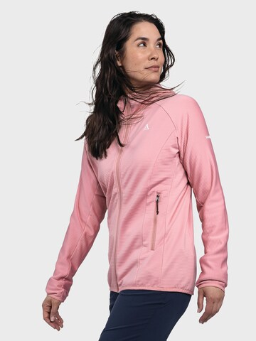 Schöffel Athletic fleece jacket 'Cascata' in Pink