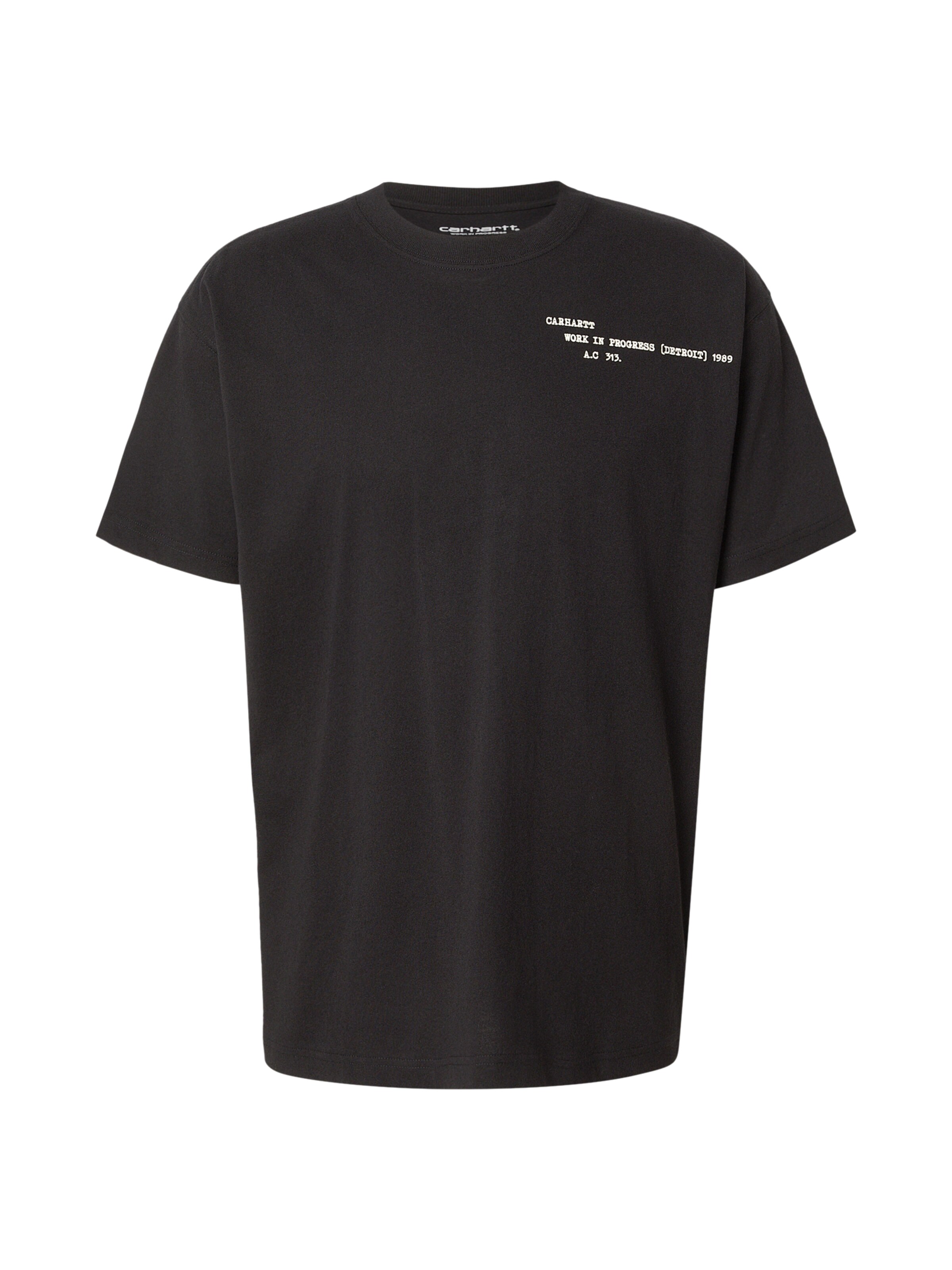 Carhartt WIP T-Shirt 'Punched' in schwarz / weiß, Produktansicht