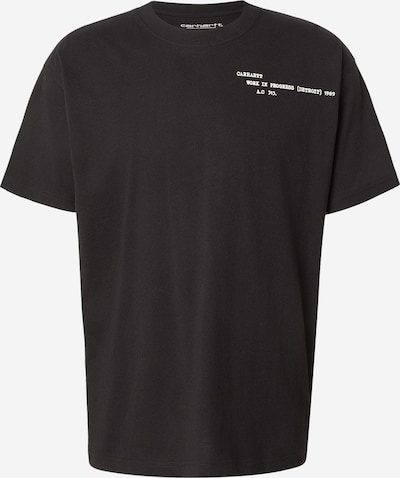 Marškinėliai 'Punched' iš Carhartt WIP, spalva – juoda / balta, Prekių apžvalga