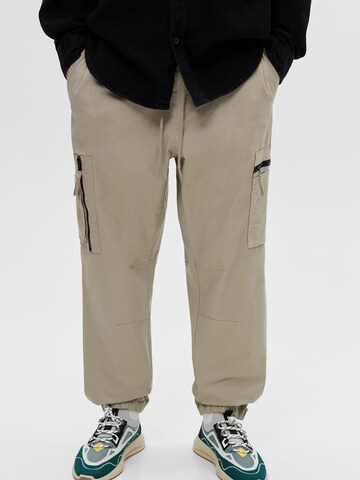 Pull&Bear Loose fit Cargo Pants in Grey