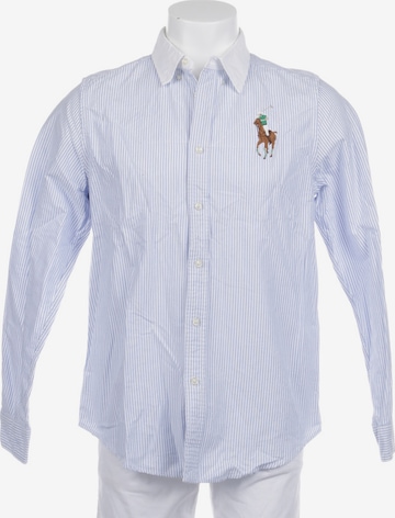 Lauren Ralph Lauren Button Up Shirt in XL in Blue: front