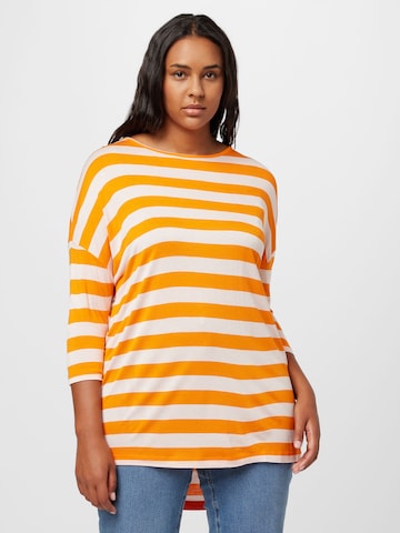 ONLY Carmakoma Shirt 'LICAP' in Orange: front