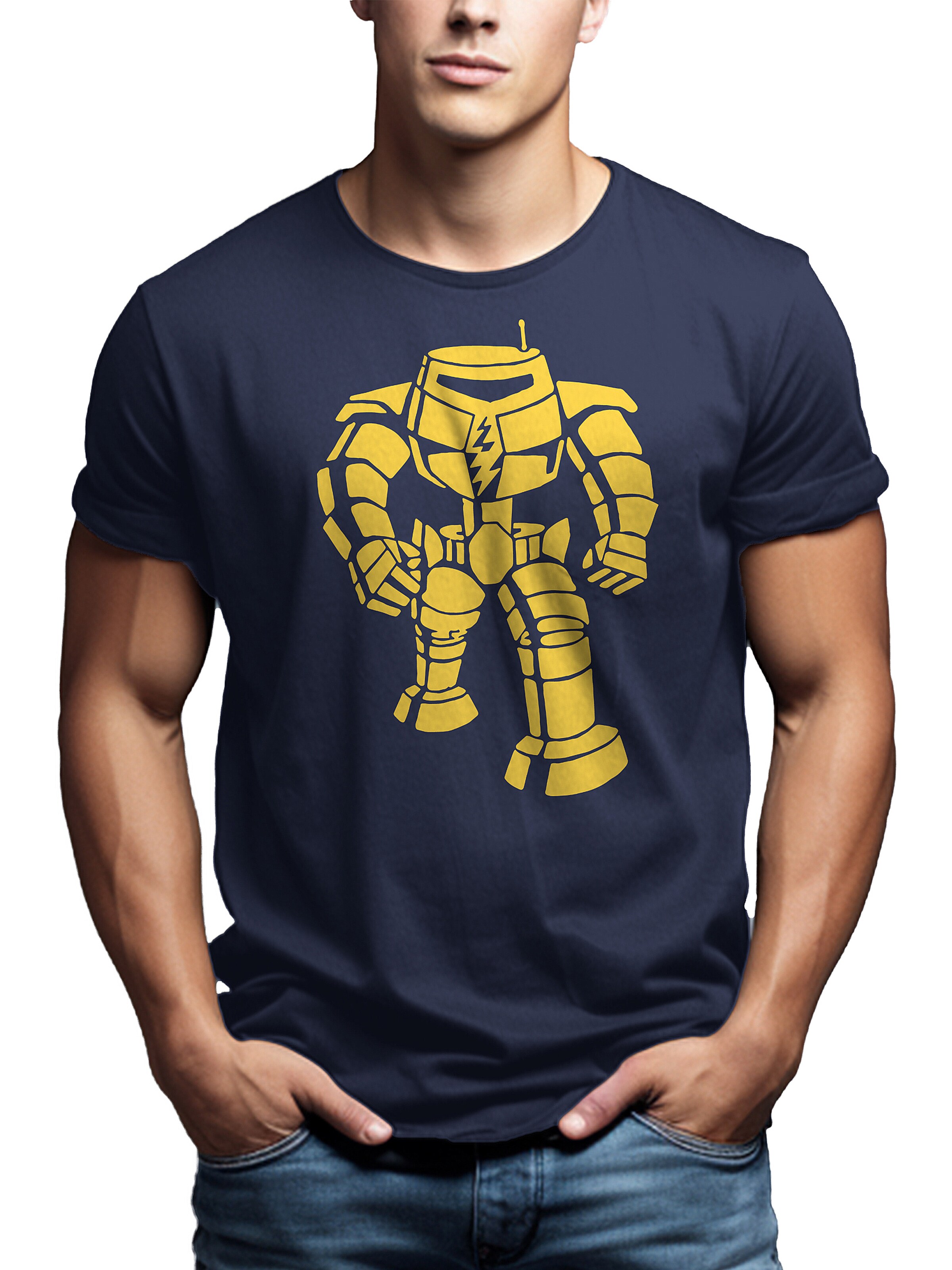 MAKAYA Shirt 'Robo' in Blue