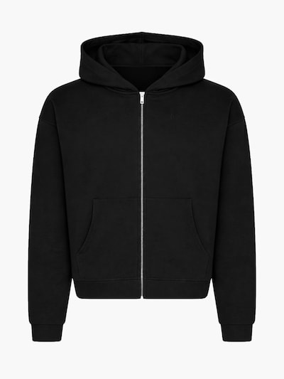 cfab (formerly creamy fabrics) Sweatshirt 'Relaxed Zip'‌‌‌‌‌‌‌‌ in schwarz, Produktansicht