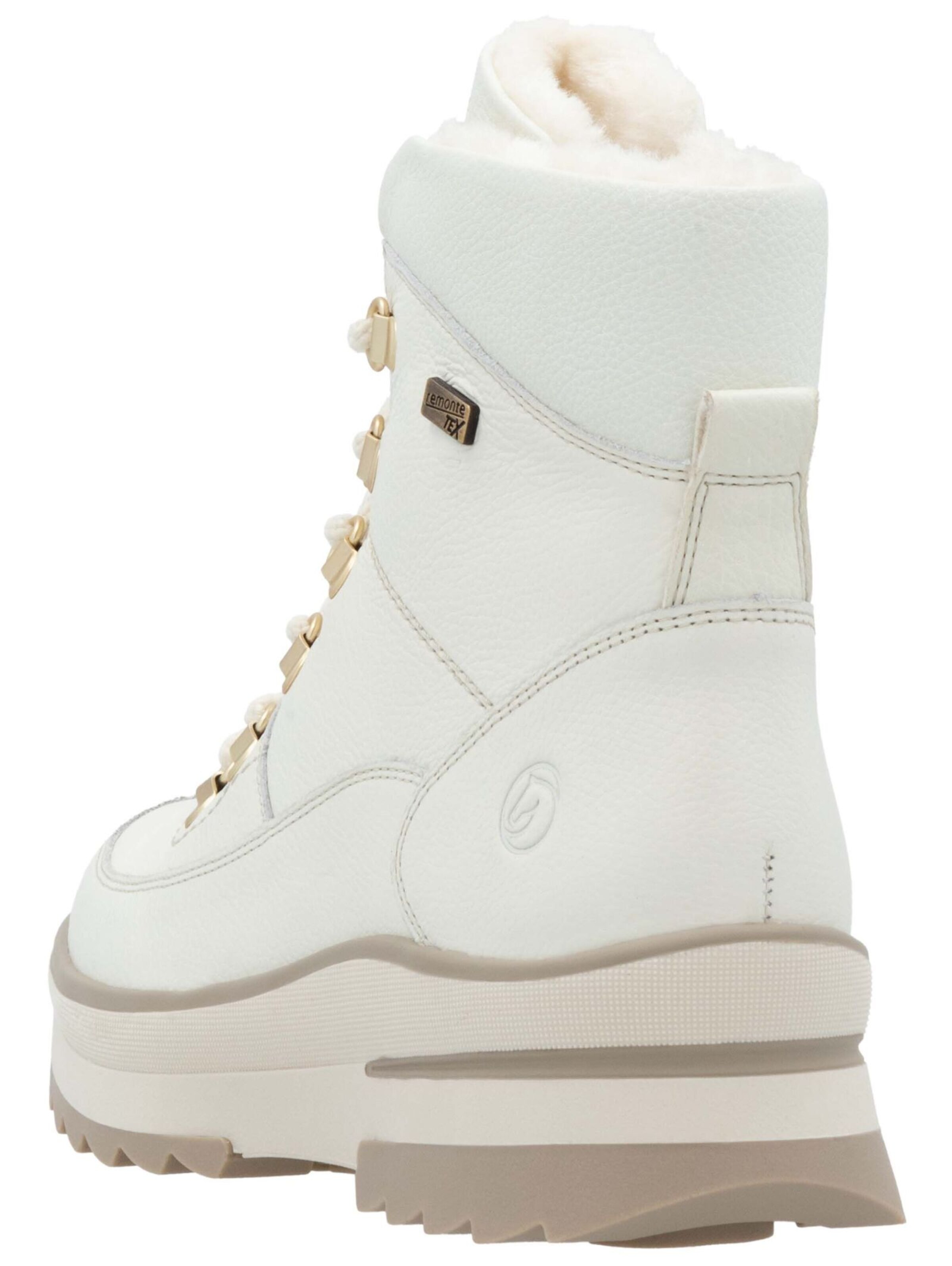 REMONTE Schnürstiefelette in Weiß