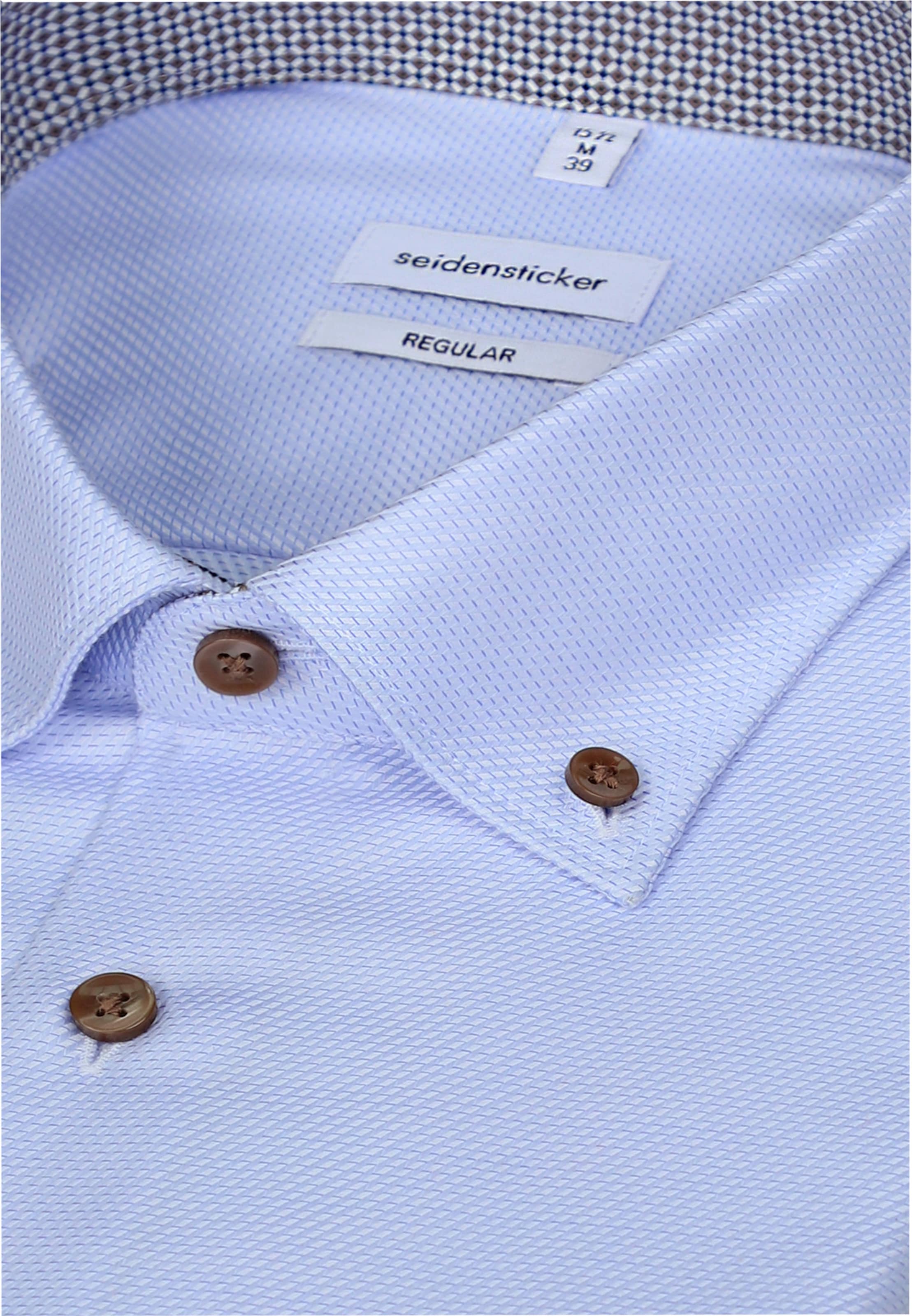 SEIDENSTICKER Regular fit Zakelijk overhemd in Blauw