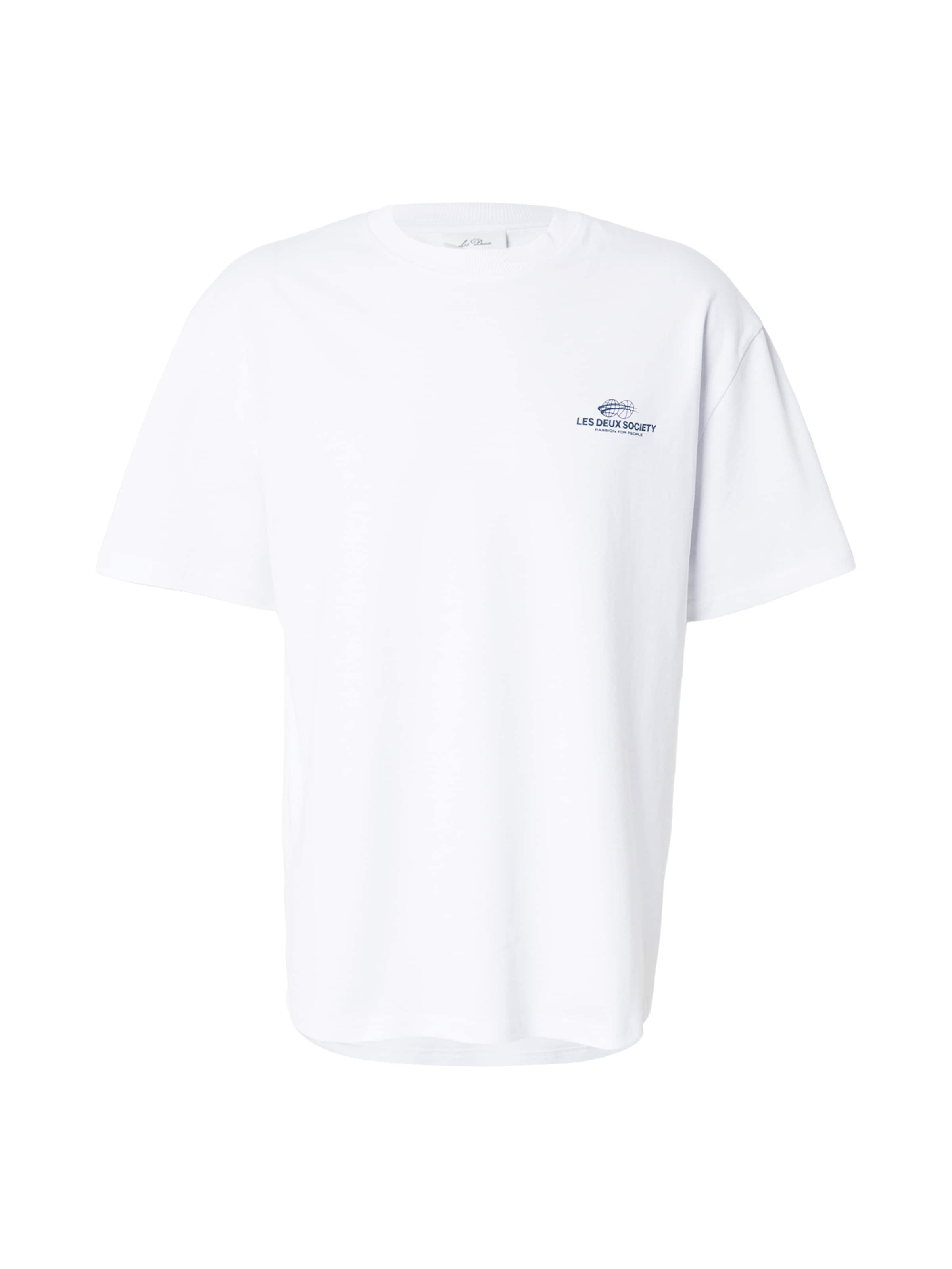 Les Deux - Camiseta 'Exhibition' en blanco: frente