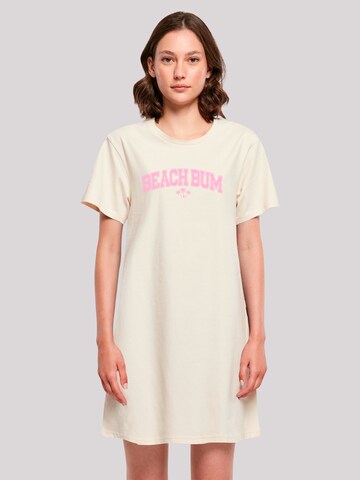 F4NT4STIC Kleid 'Beach Bum Summer Varsity Retro' in Beige: Vorderseite