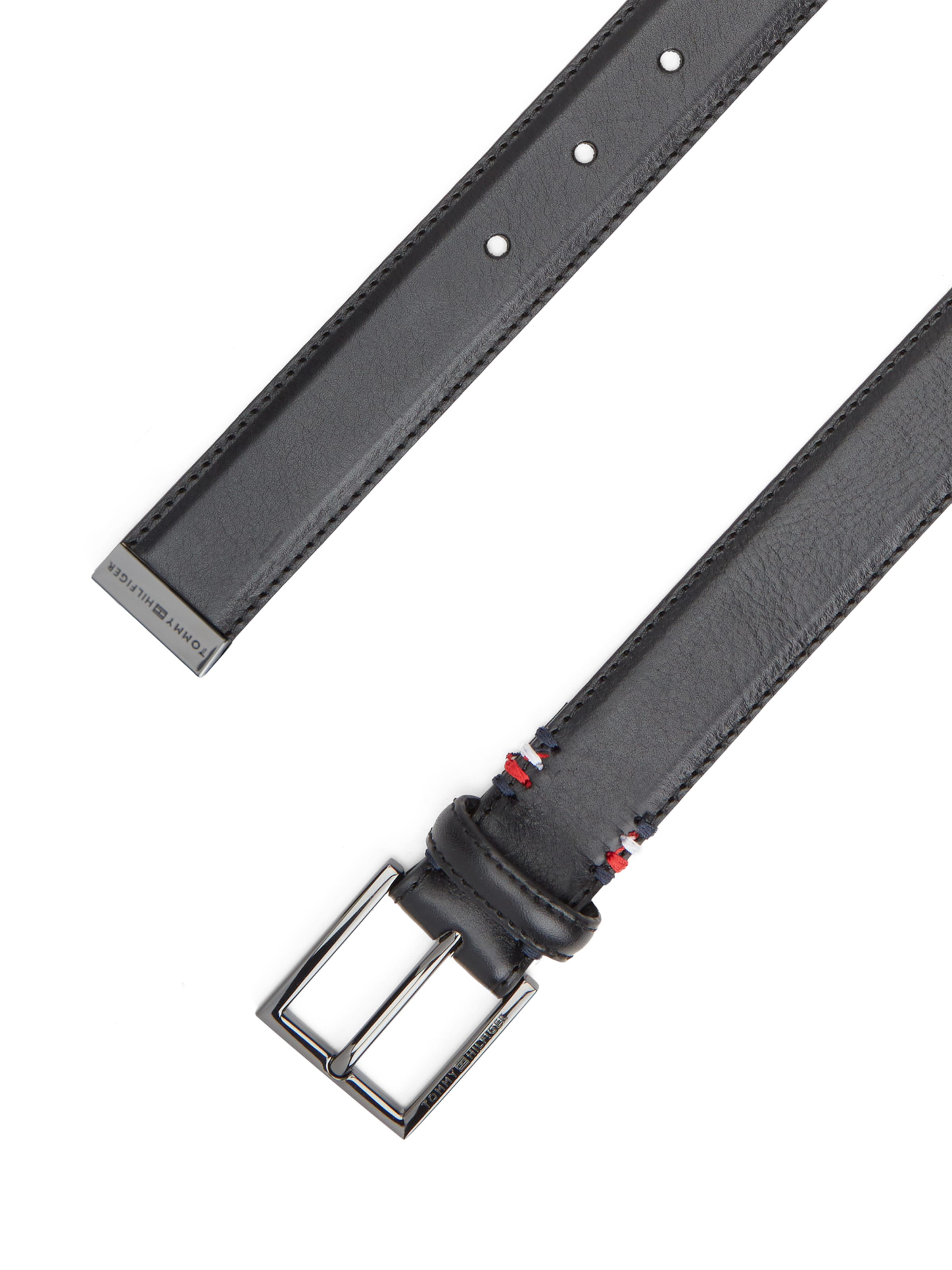 TOMMY HILFIGER Bälte 'HUDSON 3.0' i svart