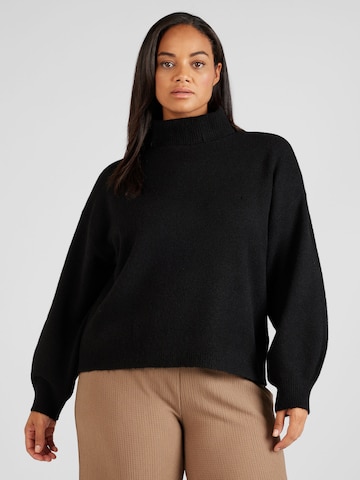 Noisy May Curve Sweater 'SARI' in Black: front