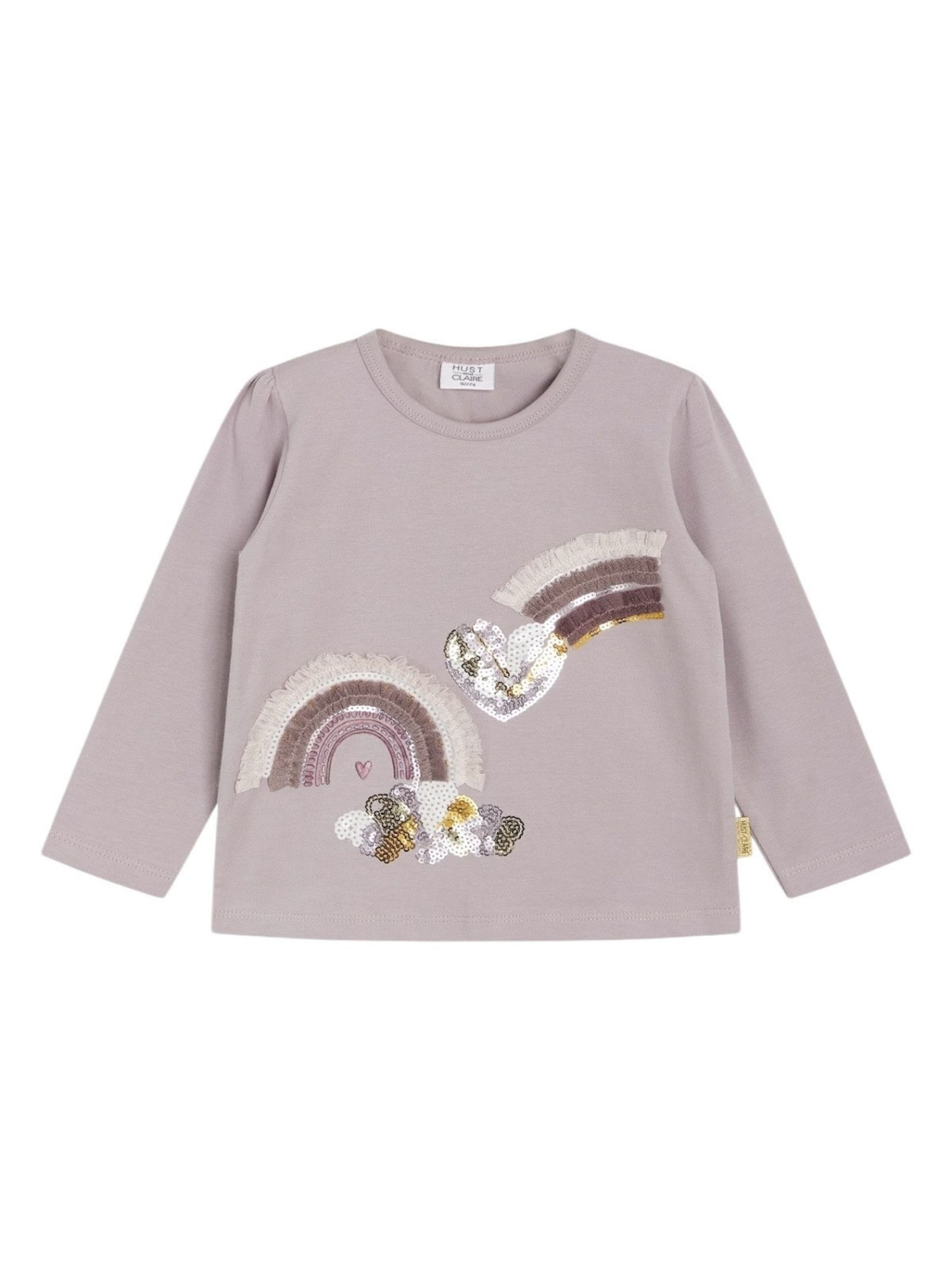 Hust & Claire Shirt 'Hust & Claire Mädchen Shirt HCAlma' in Lila: Vorderseite