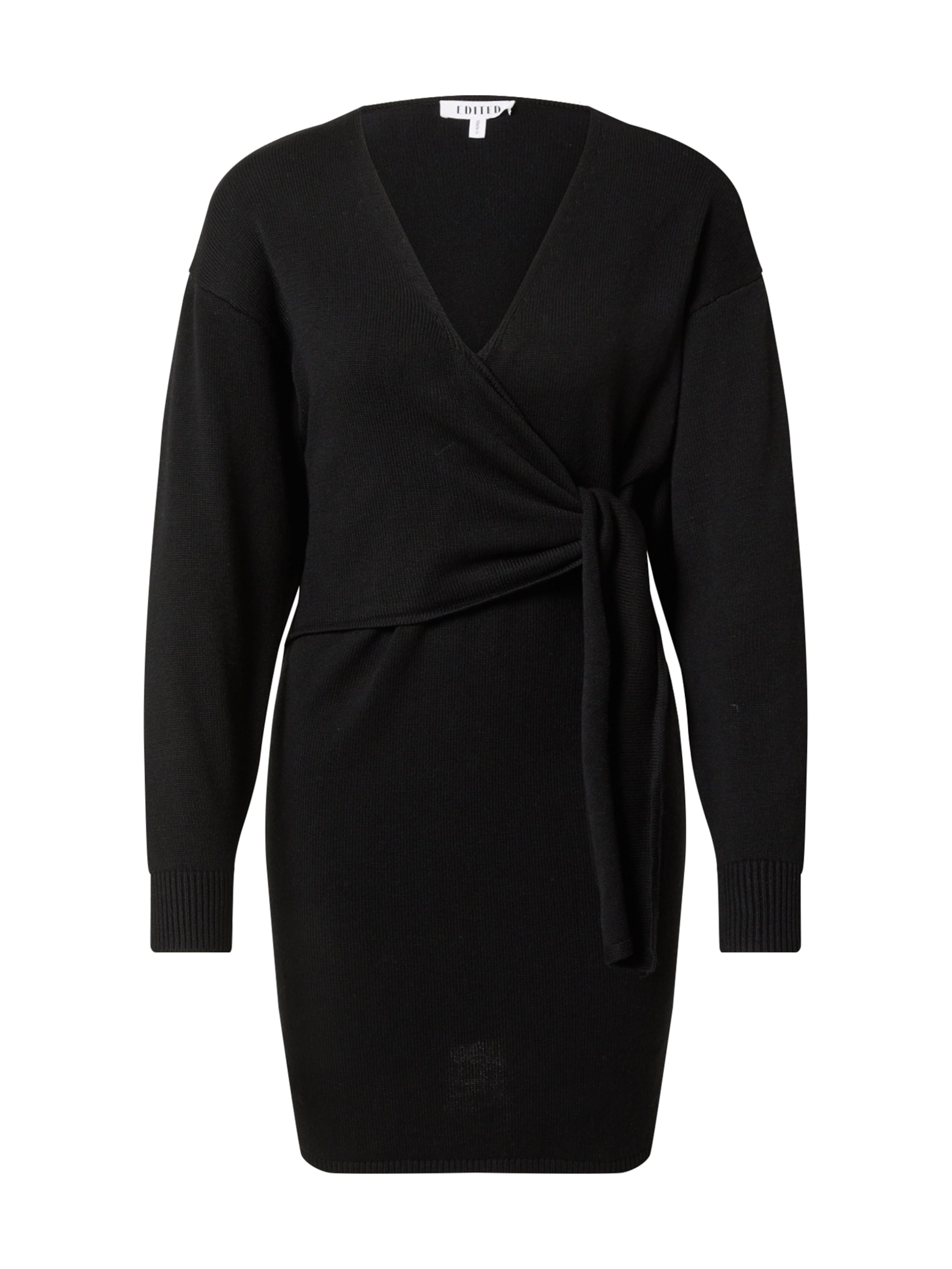 EDITED Kleid 'Loran' in Schwarz: Vorderseite