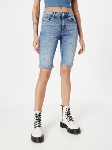 Coupe slim Jean Dorothy Perkins en bleu : devant