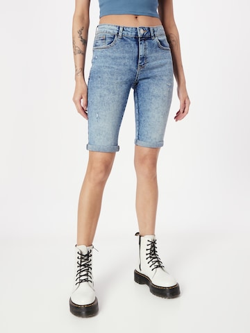 Coupe slim Jean Dorothy Perkins en bleu : devant