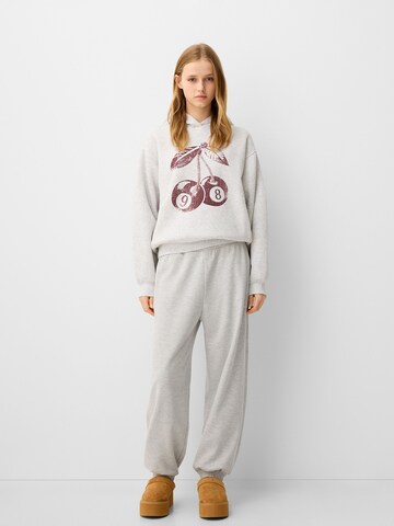 Sweat-shirt Bershka en gris