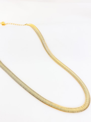 Hey Happiness - Cadena 'Serpentine' en oro
