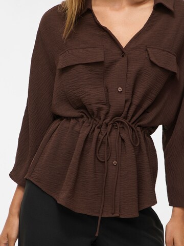 Camicia da donna 'VISurashil' di VILA in marrone