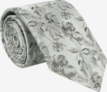 WILLEN Krawatte 'Blume' in Grün: Vorderseite