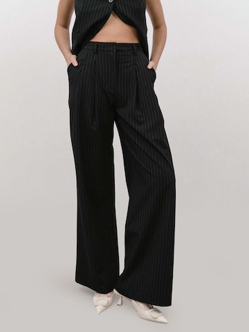 4TAILORS Loosefit Broek in Zwart