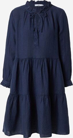0039 Italy Košilové šaty 'Milly' – modrá: přední strana